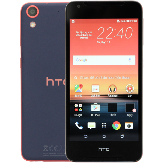 ĐIỆN THOẠI CHƠI HTC 628 SELFIE RAM 3GB, 4G, GAME PUPG, HỌC ONLINE