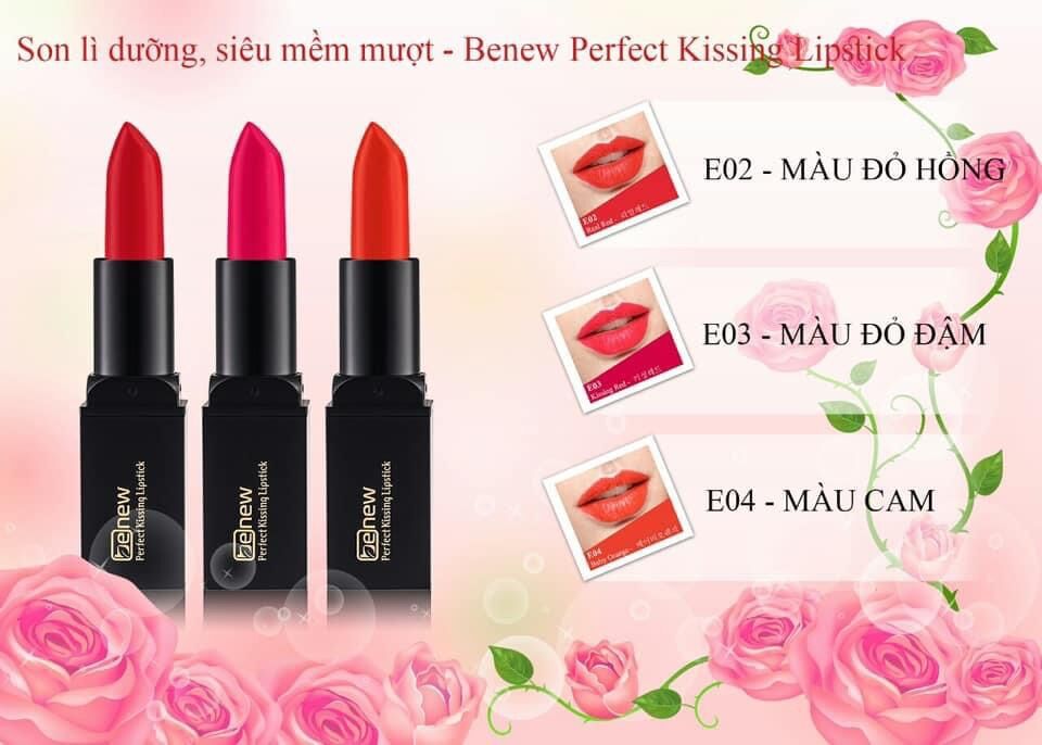 Son lì lâu trôi Hàn Quốc Benew Deluxe Matte Lipstick 3.5g