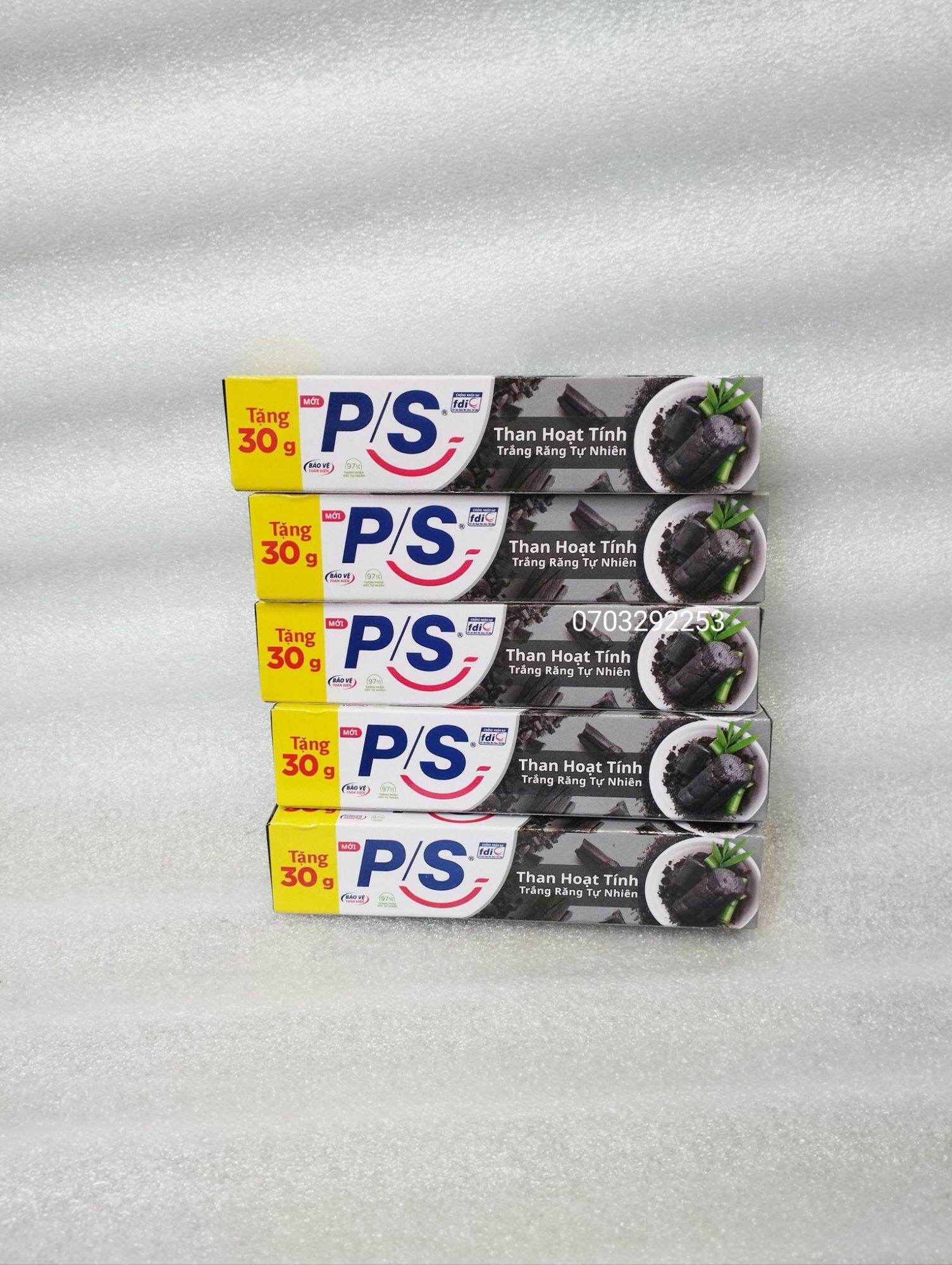 (HCM) Kem đánh răng p/s than hoạt tính 30g / 80g (size mini)