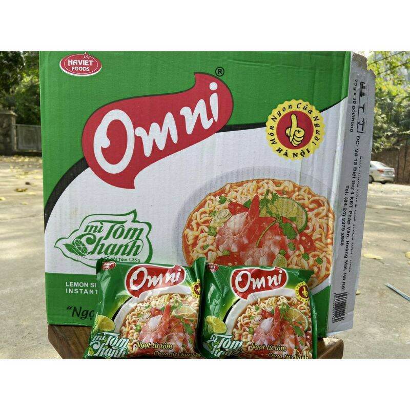 Mì omni chanh 1 thùng × 30 gói