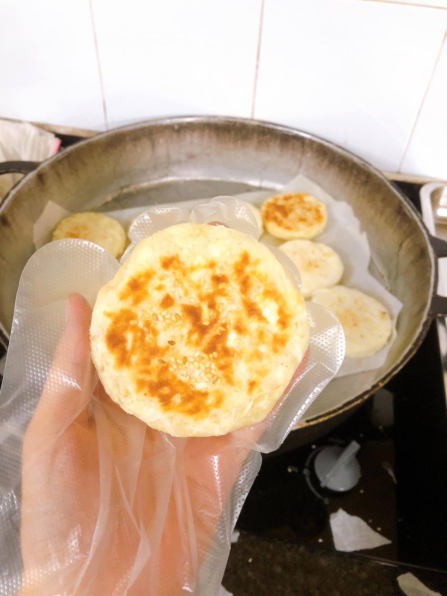 Gói 10 cái Bánh sắn cốt dừa vị Sầu Riêng (giao nhanh)