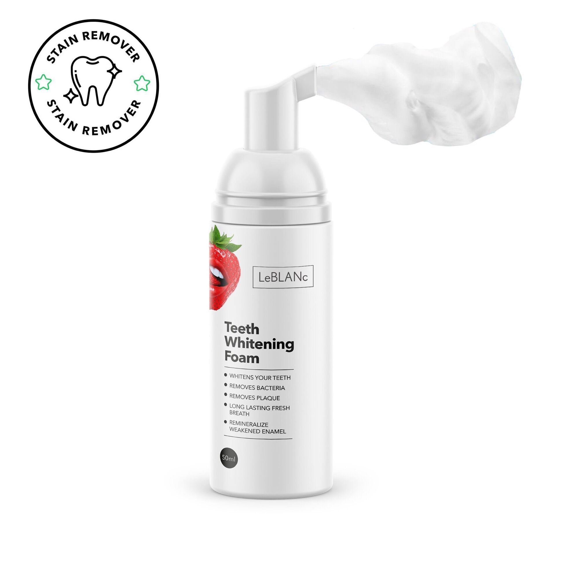 BỌT TẨY TRẮNG RĂNG, FOAM TRẮNG RĂNG LEBLANC