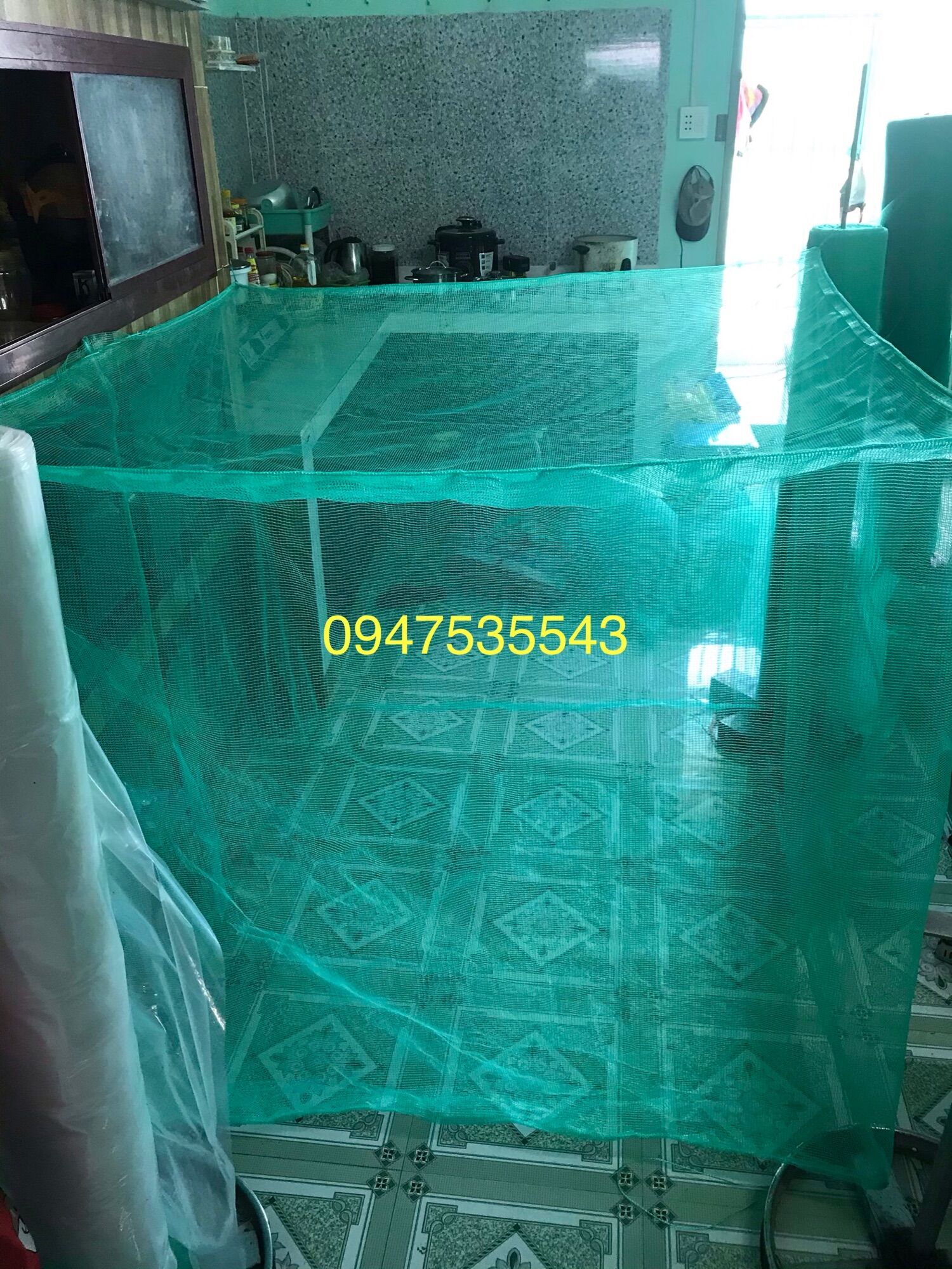 Mùng nuôi ếch 🐸  cá 1.5M x 2M x 1.5M CÓ NẮP