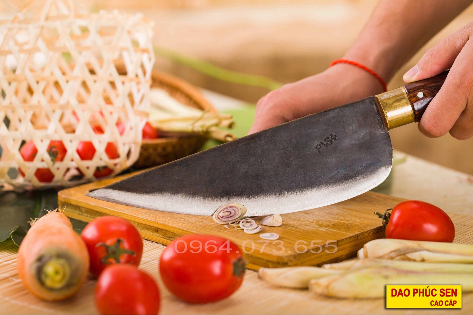 Dao Bầu chuyên thái thịt lọc thịt Rèn Thủ Công TN01