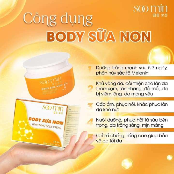 BODY SỮA NON SOO MIN , MUA 1 được 4