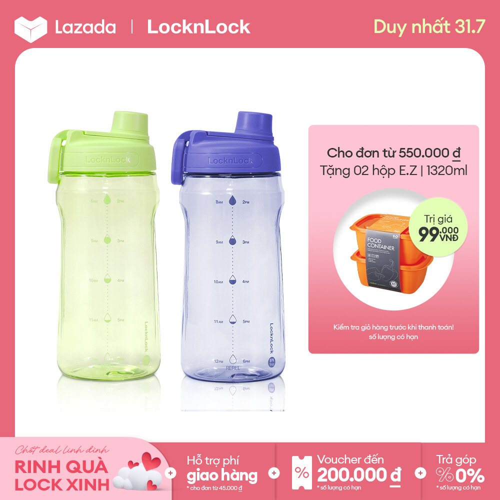 Bình nước lock&lock active large dung tích 1.5l hap941 - 2 màu