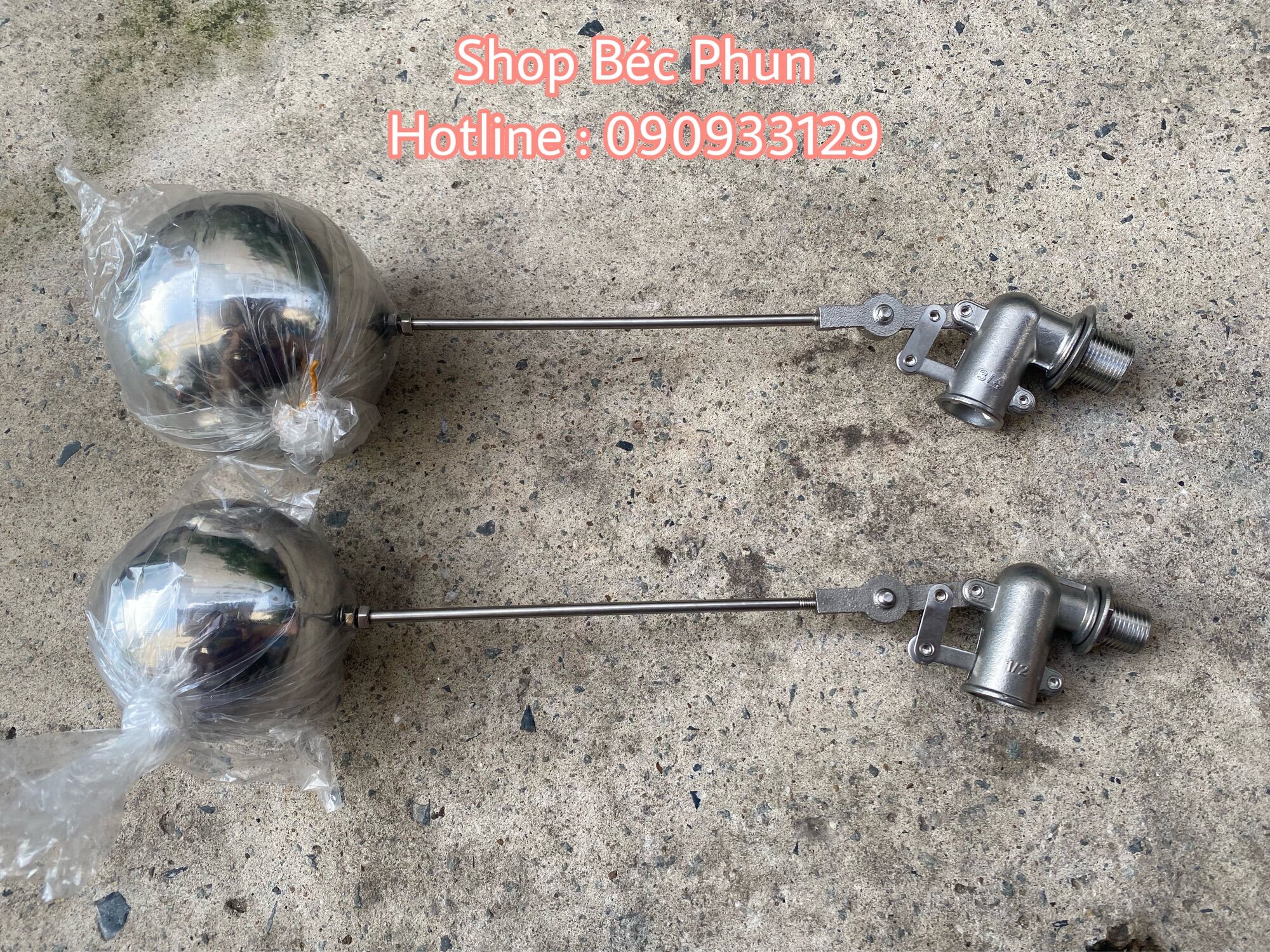 Phao cơ inox phi 21 27 34