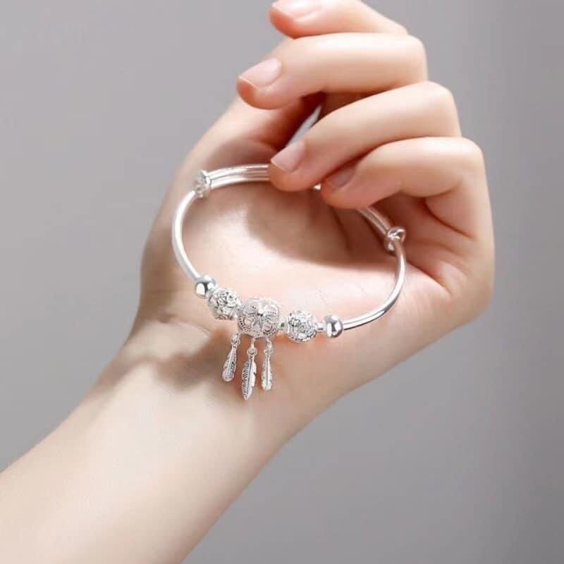 [HCM - ẢNH THẬT] VÒNG TAY DREAMCATCHER MẠ BẠC SIÊU HOT