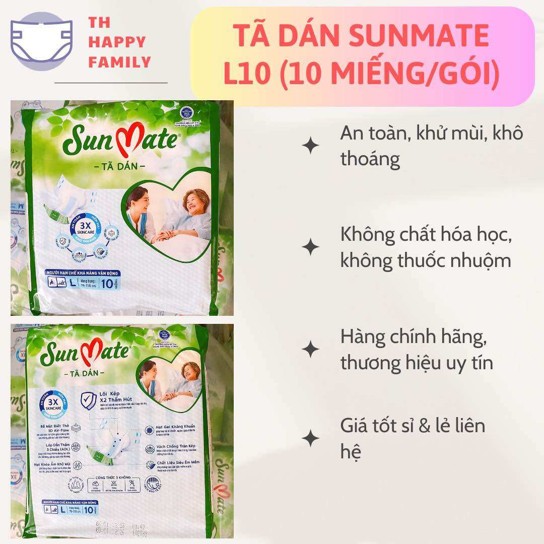 Tã dán người lớn Sunmate L10