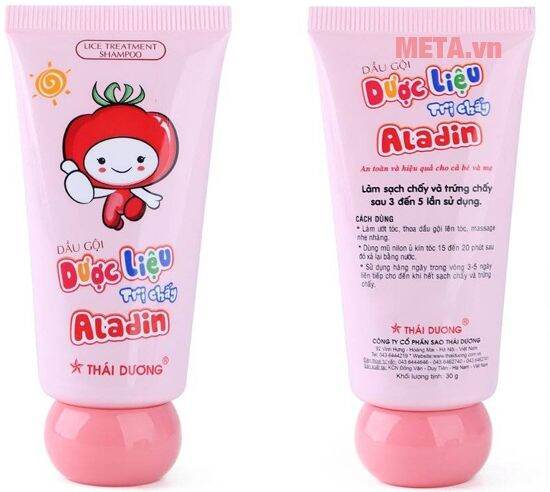 [HCM]Dầu gội dược liệu sạch chấy ALADIN - Tube 30g