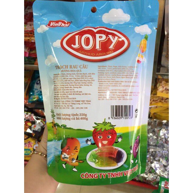 THẠCH RAU CÂU VIỆT THÁI JOPY 380G