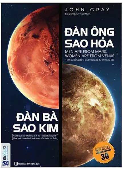 Đàn Ông Sao Hỏa Đàn Bà Sao Kim (tái bản mới nhất)