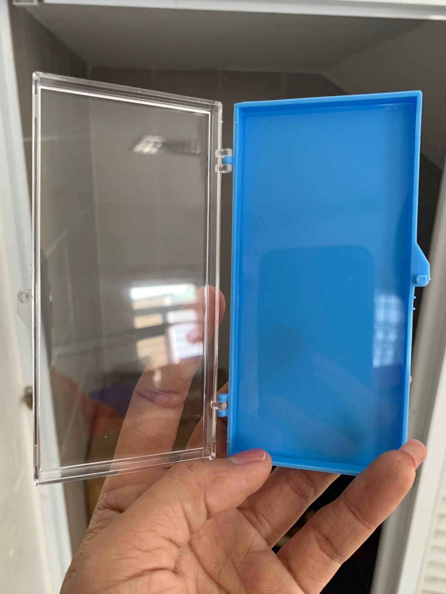 Combo 50 hộp xanh đựng nail box mi fans