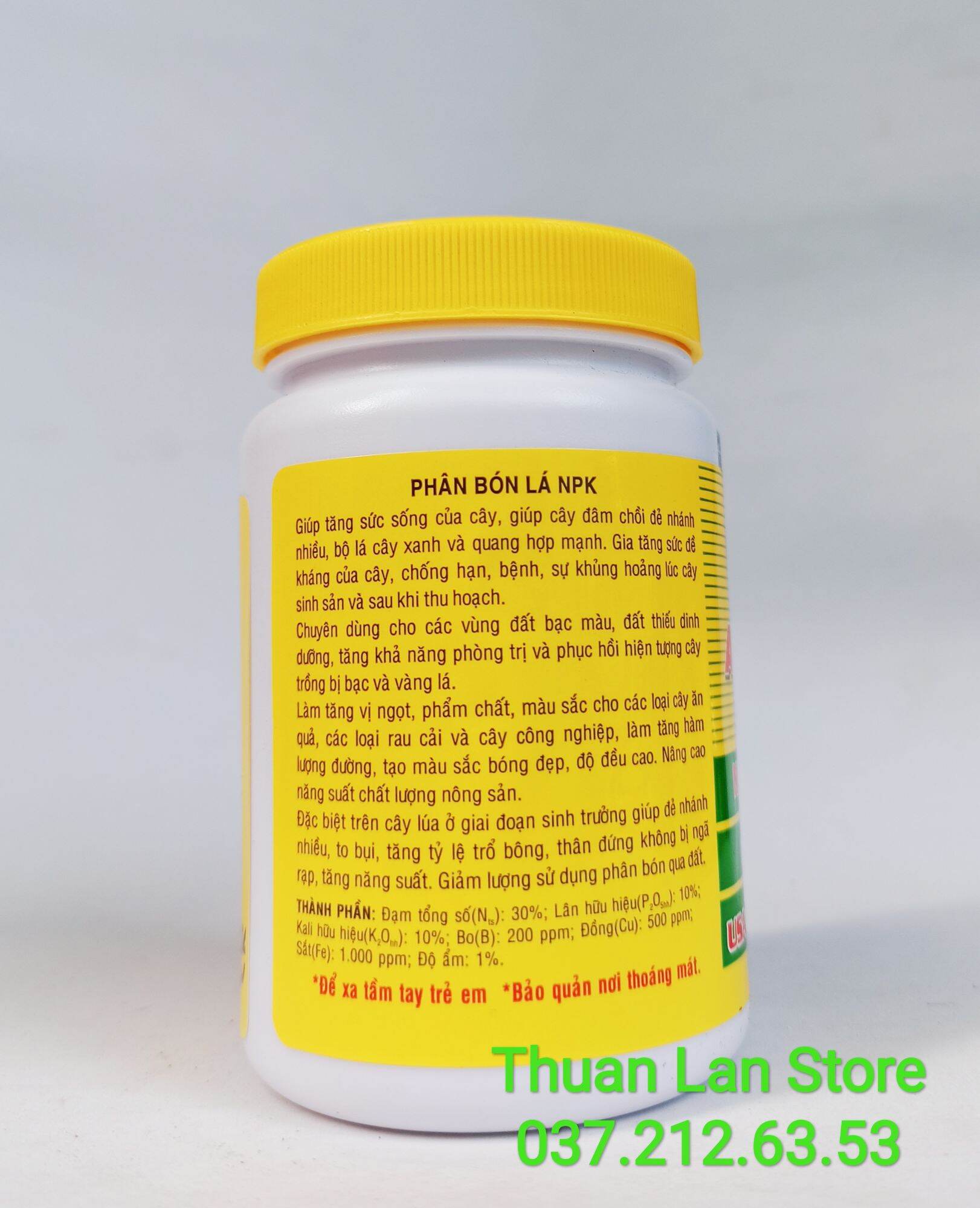 Phân Bón Lá NPK 30-10-10 Growmore hũ 100g