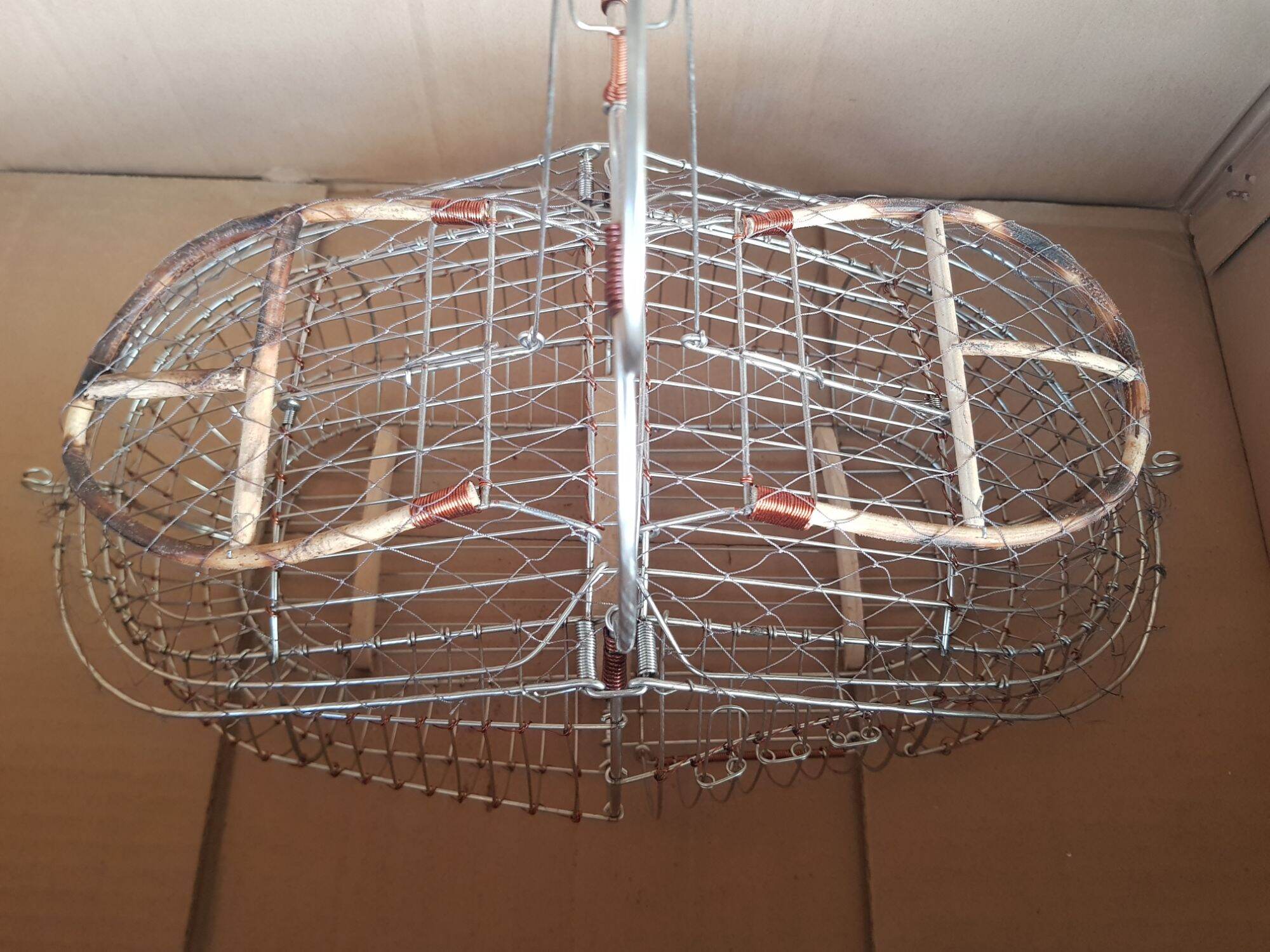 Lồng bẫy chim khuyên inox xịn