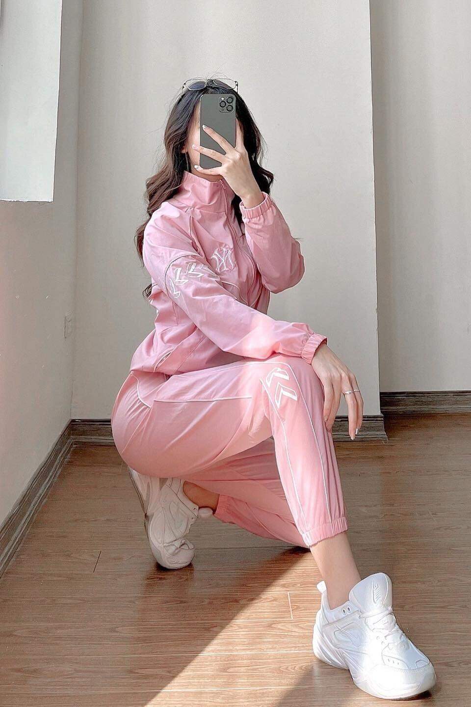 Bộ gió thể thao nữ NY cao cấp vải dư xịn co dãn