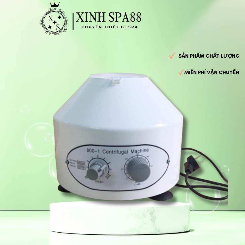 Máy li tâm tách huyết tương 6 ống máy mác xanh- spa88