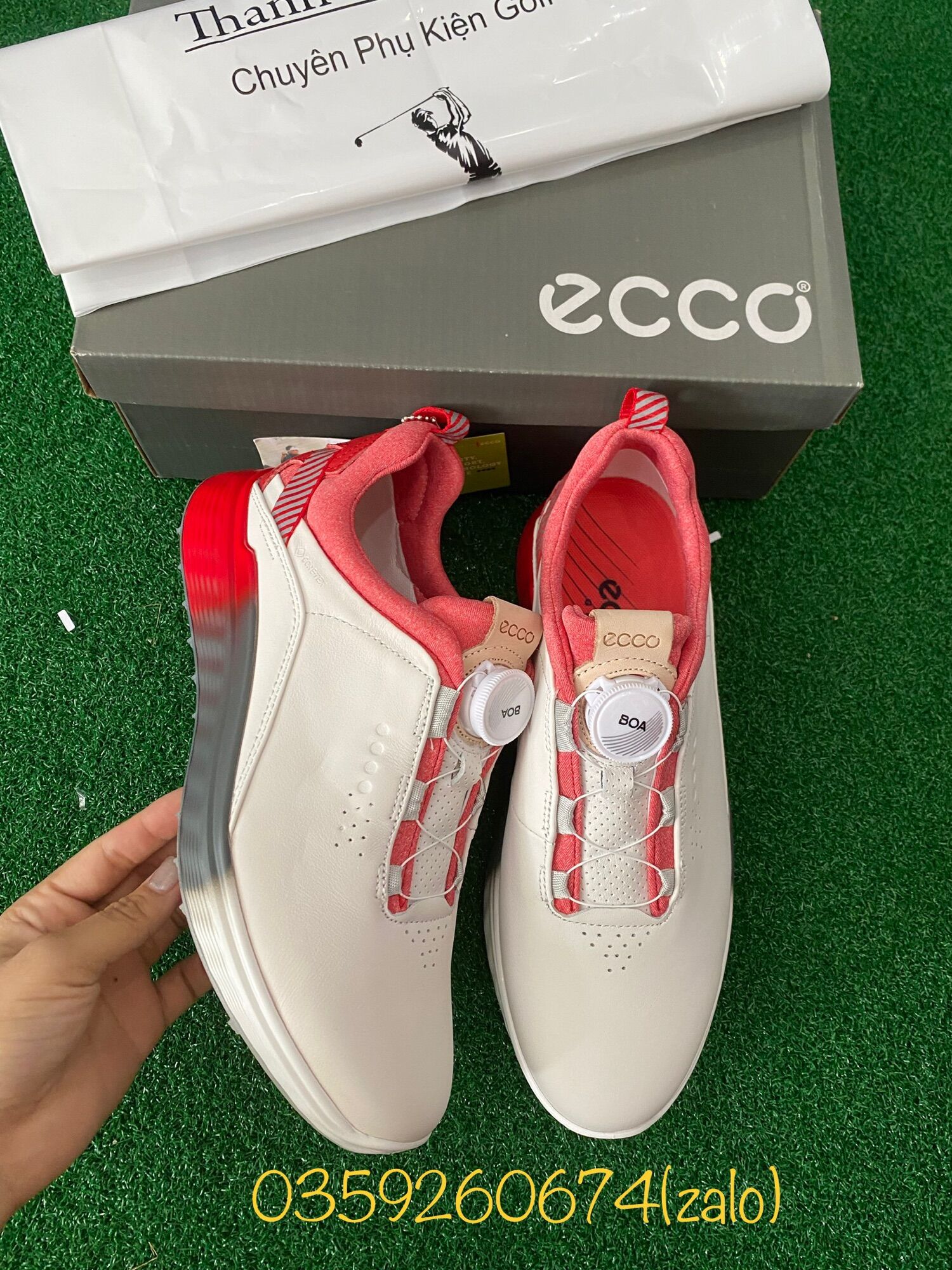 Giày golf nữ ecco nút vặn- Hàng Nhập Khẩu