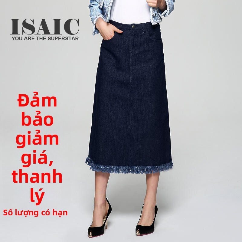 Isaic | Chân Váy A-Line Cao Waist Mới cho Phụ Nữ Mùa Xuân Thu 2026