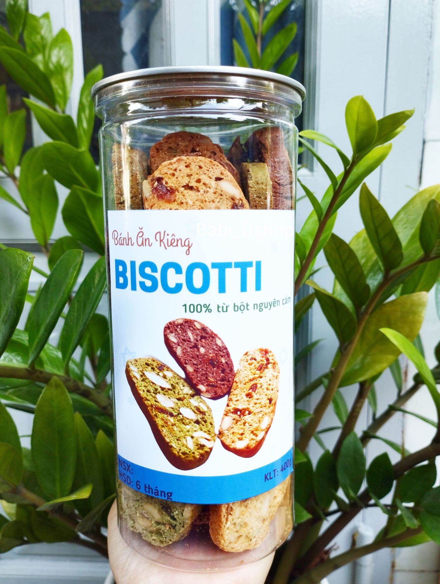 Bánh ăn kiêng biscotti 3 vị thơm ngon