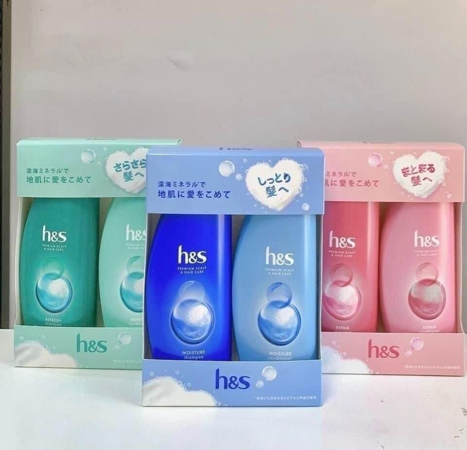 Bộ dầu gội xả h&s nhật bản giúp loại bỏ gàu hiệu quả .