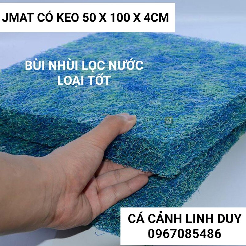 Tấm jmat có keo bùi nhùi lọc nước loại tốt