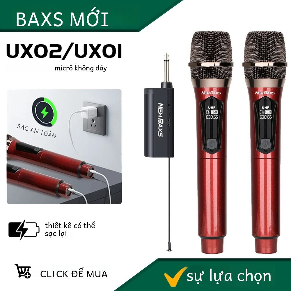 UHF Micro Không Dây Chuyên Nghiệp Cầm Tay Năng Động 2 Kênh Cho Karaoke Đảng Diễn Sân Khấu Nhà KTV Sử Dụng