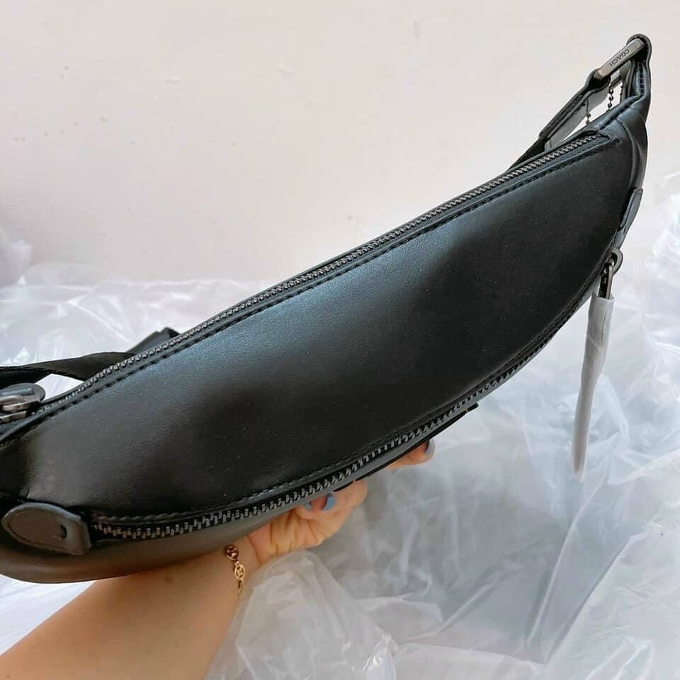 Túi bao tử Coach nam màu đen