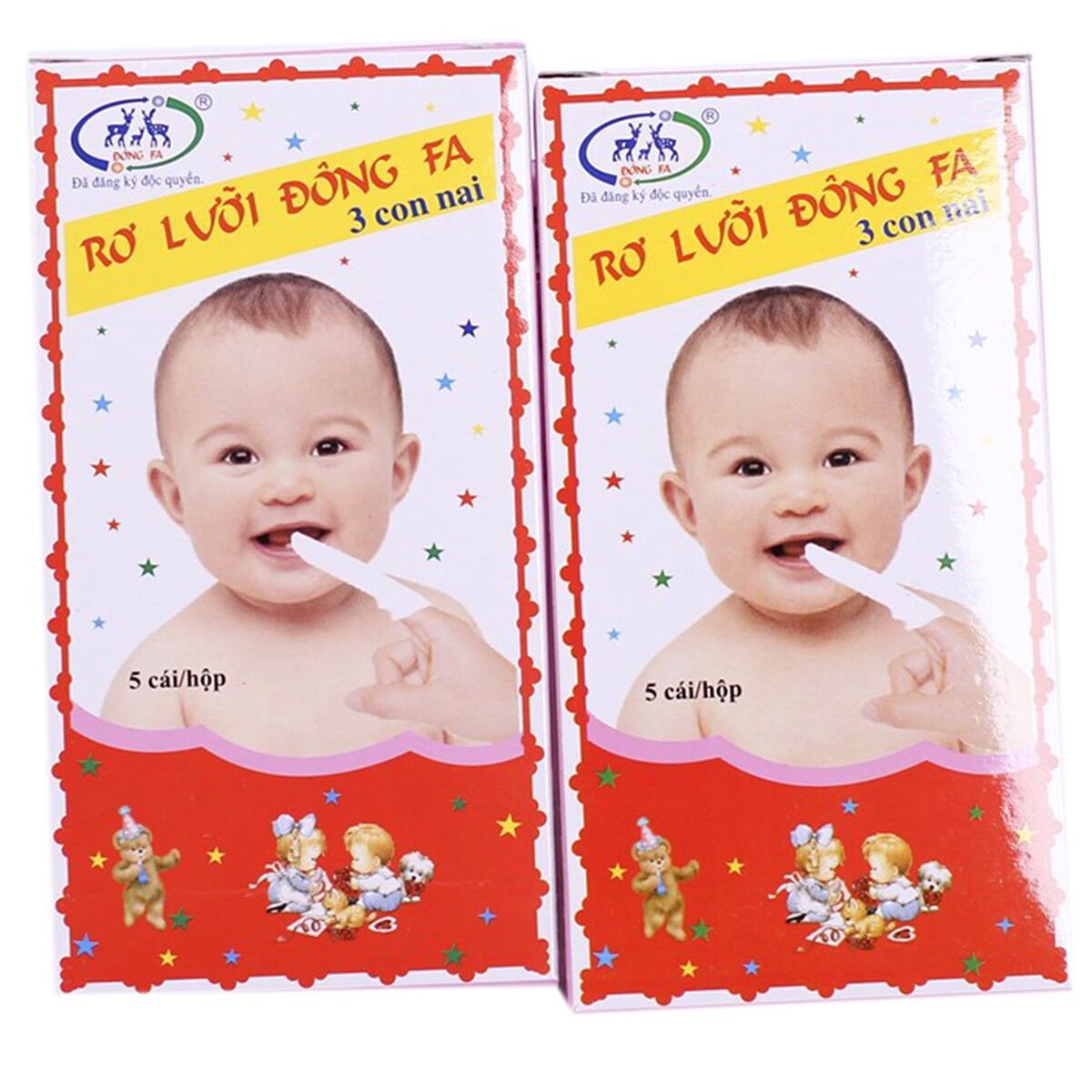 Rơ lưỡi Đông Pha cho bé (1gói 50 cái)