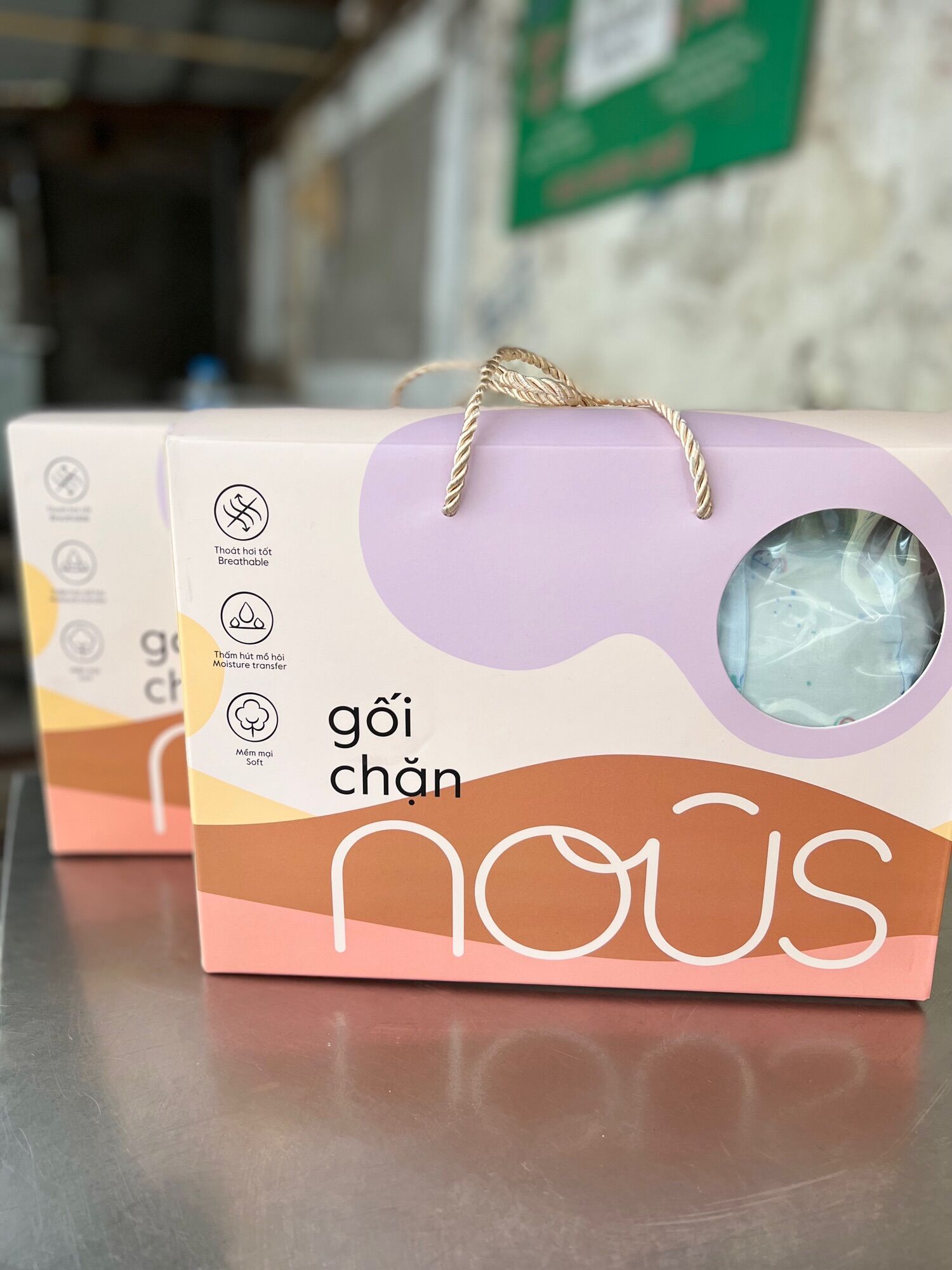 Gối ôm gối chặn  nous cho bé sơ sinh