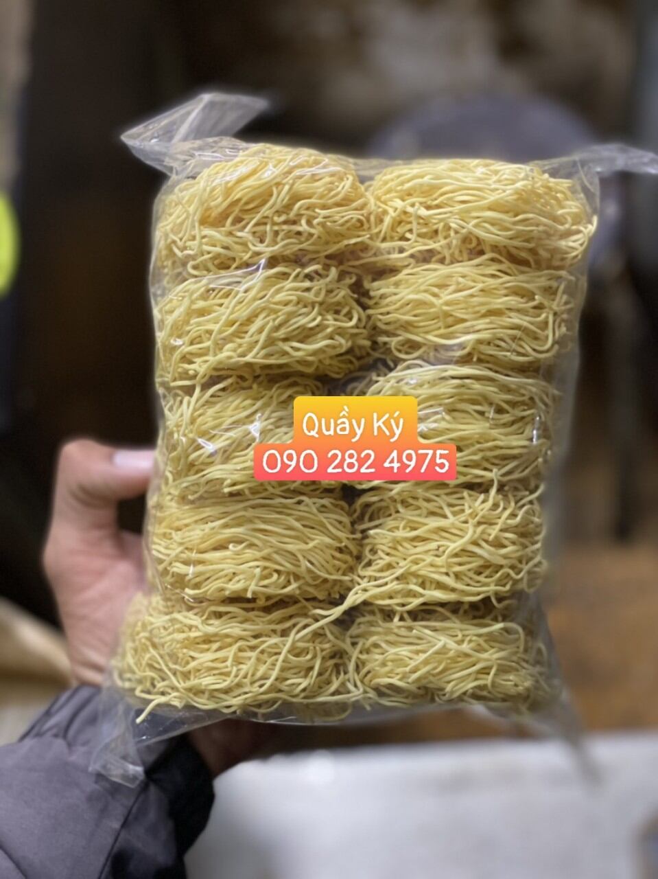 Mì hột gà đặc biệt Đức Ký 500gr sợi nhỏ