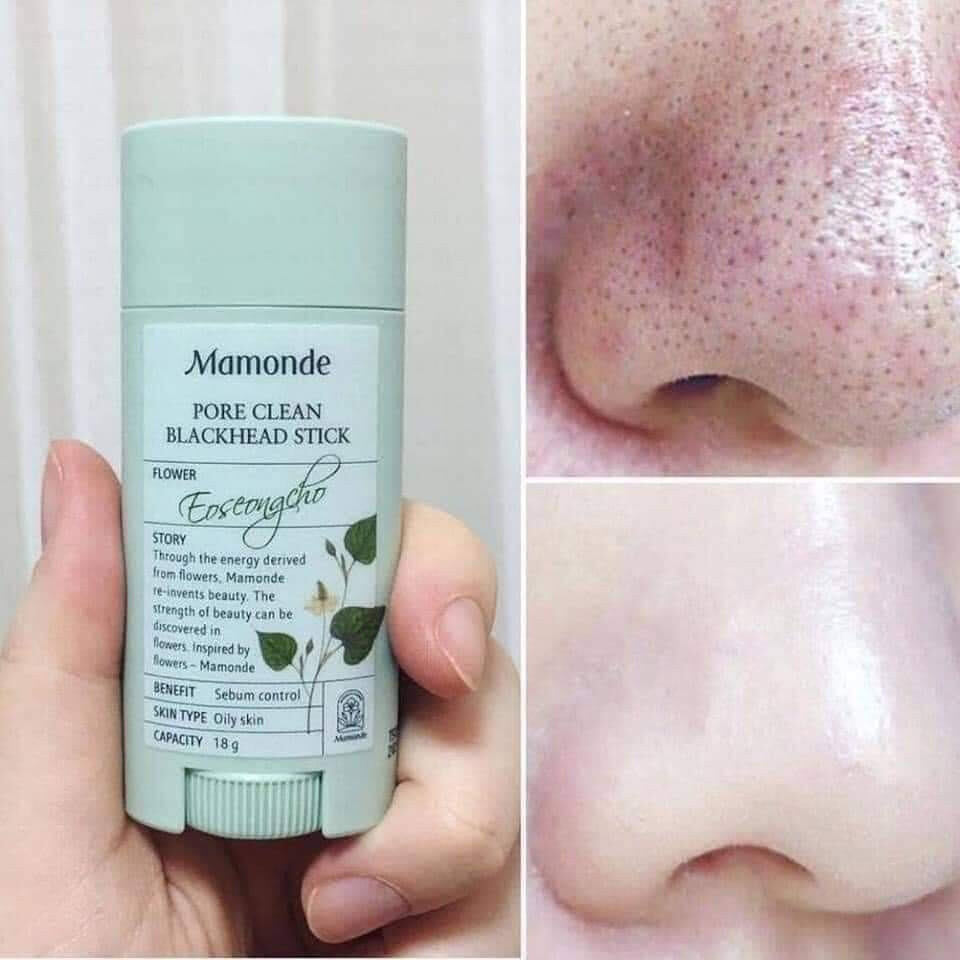 Thanh lăn mụn đầu đen Mamonde Pore CLean Blackhead Stick 18gram