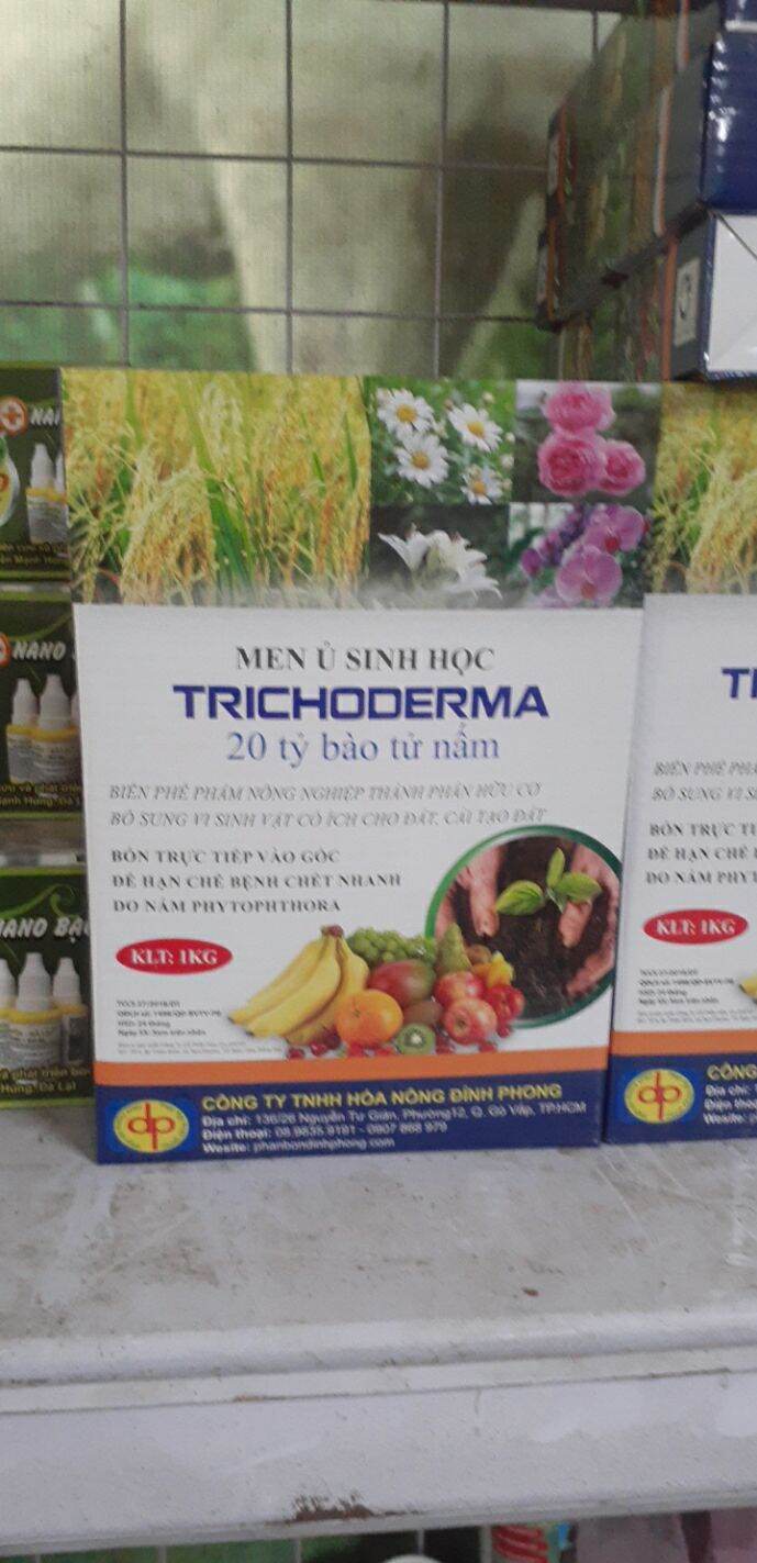Chế phẩm trichoderma cao cấp 20 tỷ bào tử hộp 1kg