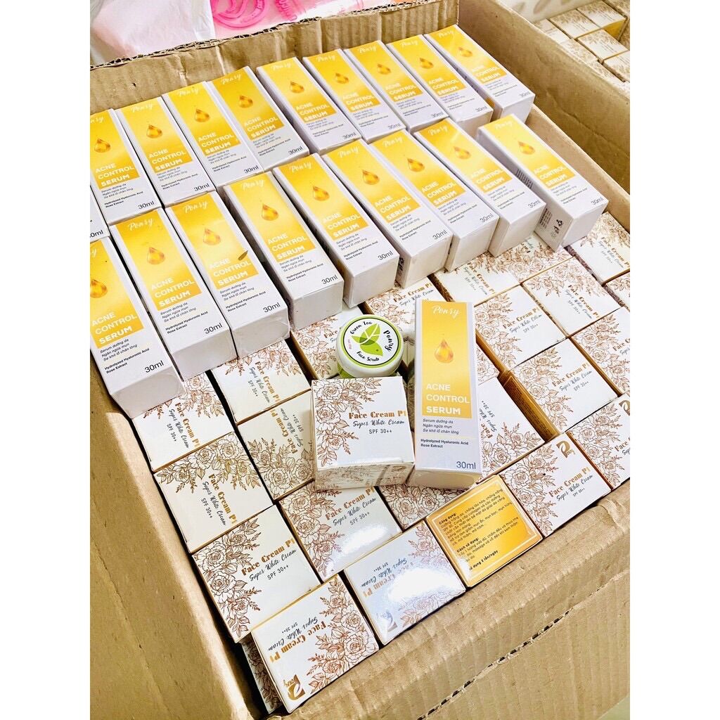 Combo Serum HA Kem Face P1 ( pỏny Tặng kèm TTBC  )