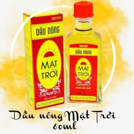 Dầu nóng Mặt trời chai lớn 60ml Chính hãng OPC vừa nóng vừa tiết kiệm
