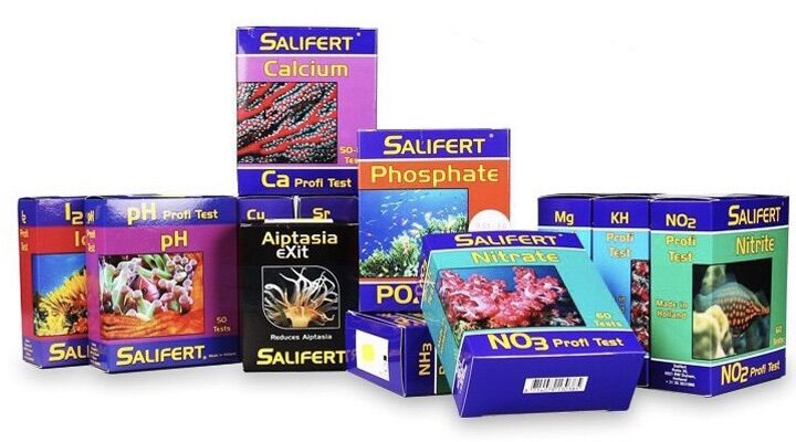 Test salifert canxi, magie, no3,po4, kh - bộ thử chất lượng nước