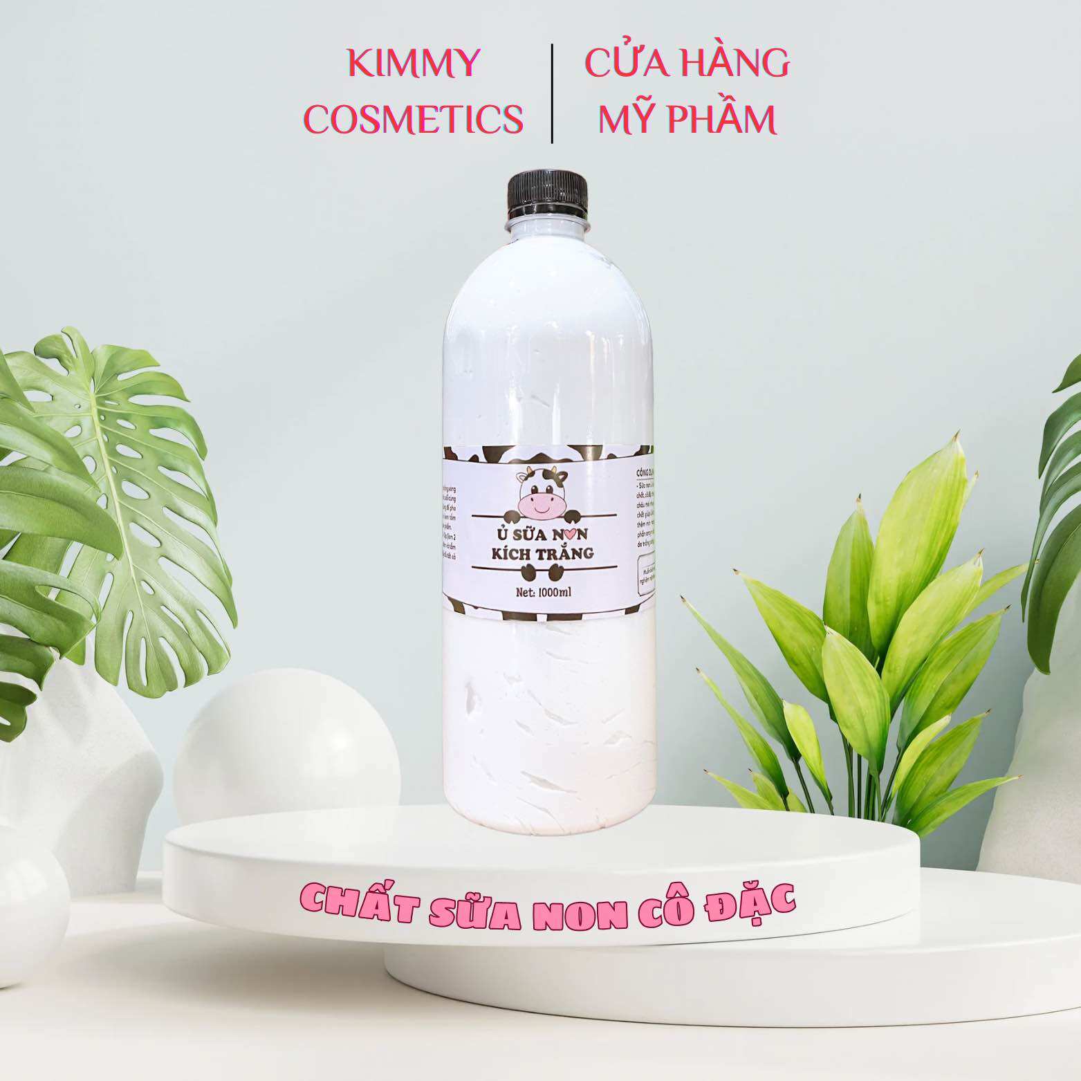 Sữa Non Ủ kích trắng da chai 1000ml ( 1 lít )