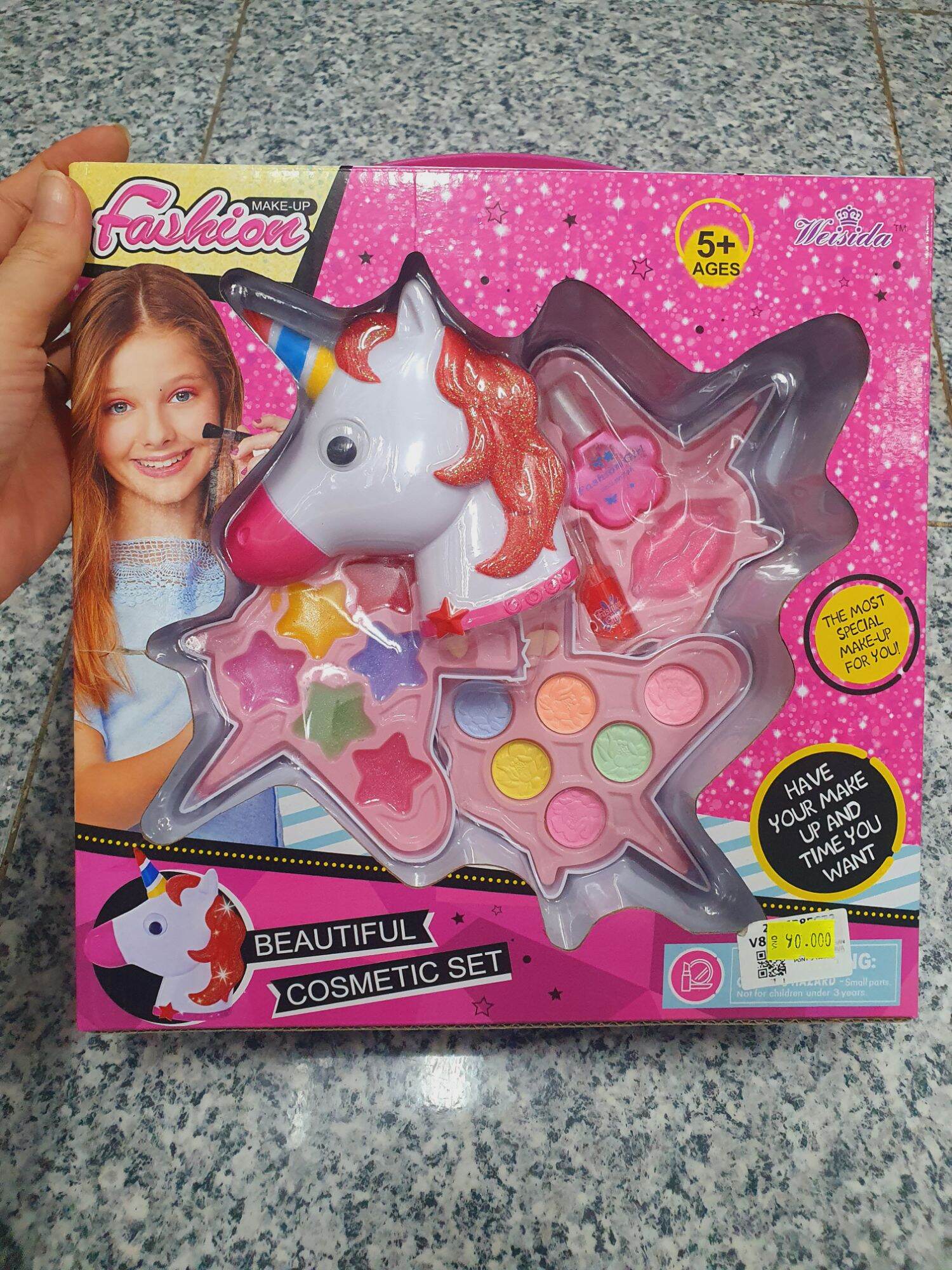 Hộp trang điểm cho bé hình ngựa pony.