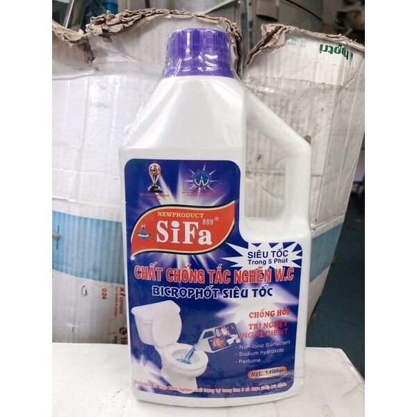 Thông cống, bồn cầu SIFA999 - 1400ml SIÊU MẠNH