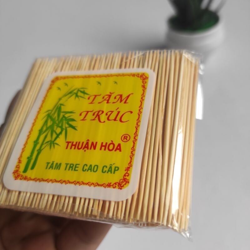 Tăm xỉa răng tre cao cấp - tăm trúc xỉa răng
