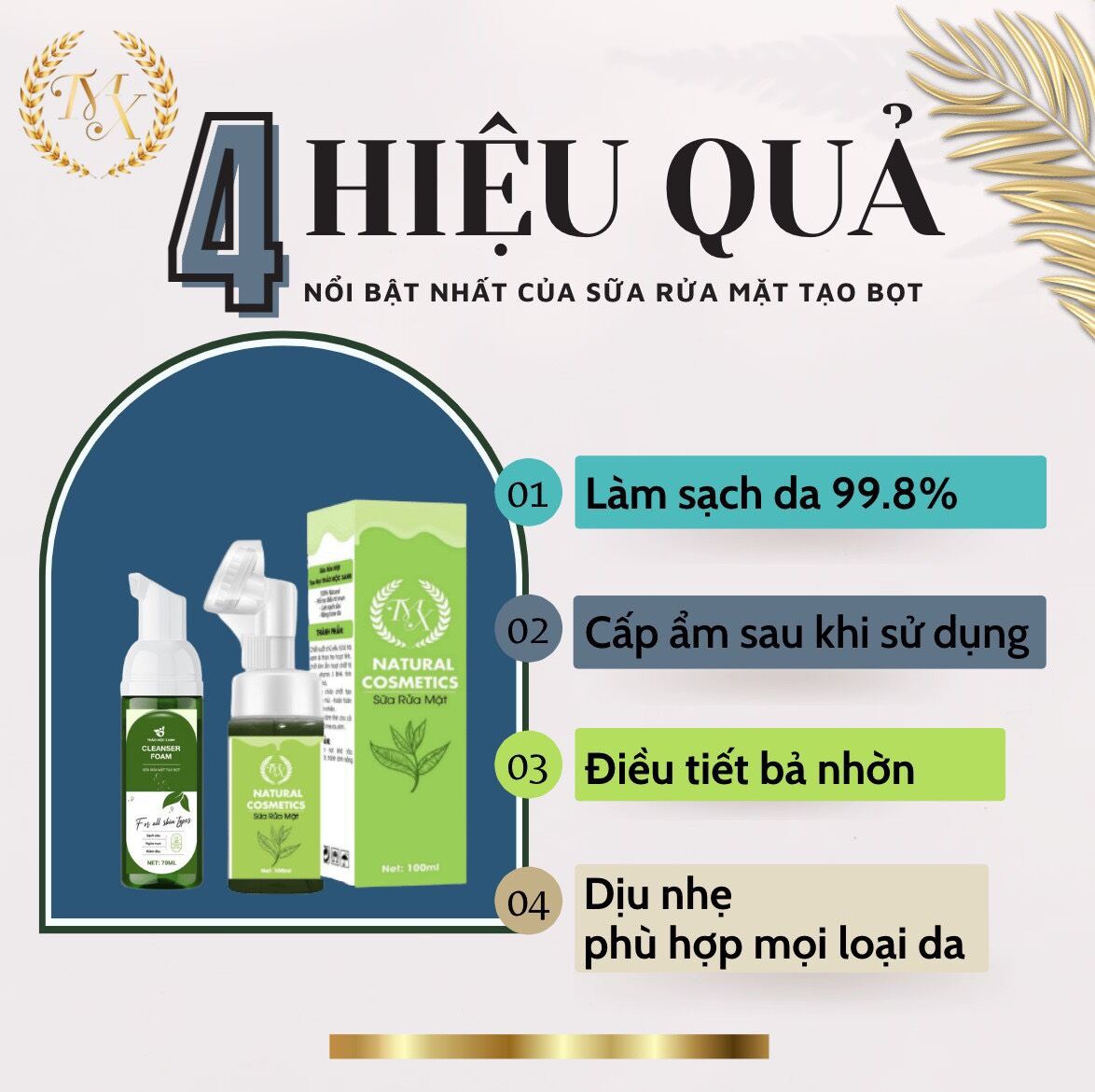 Combo Dưỡng Trắng Thảo Mộc Xanh ( 1 SRM - 1 Vàng - 1 Face)