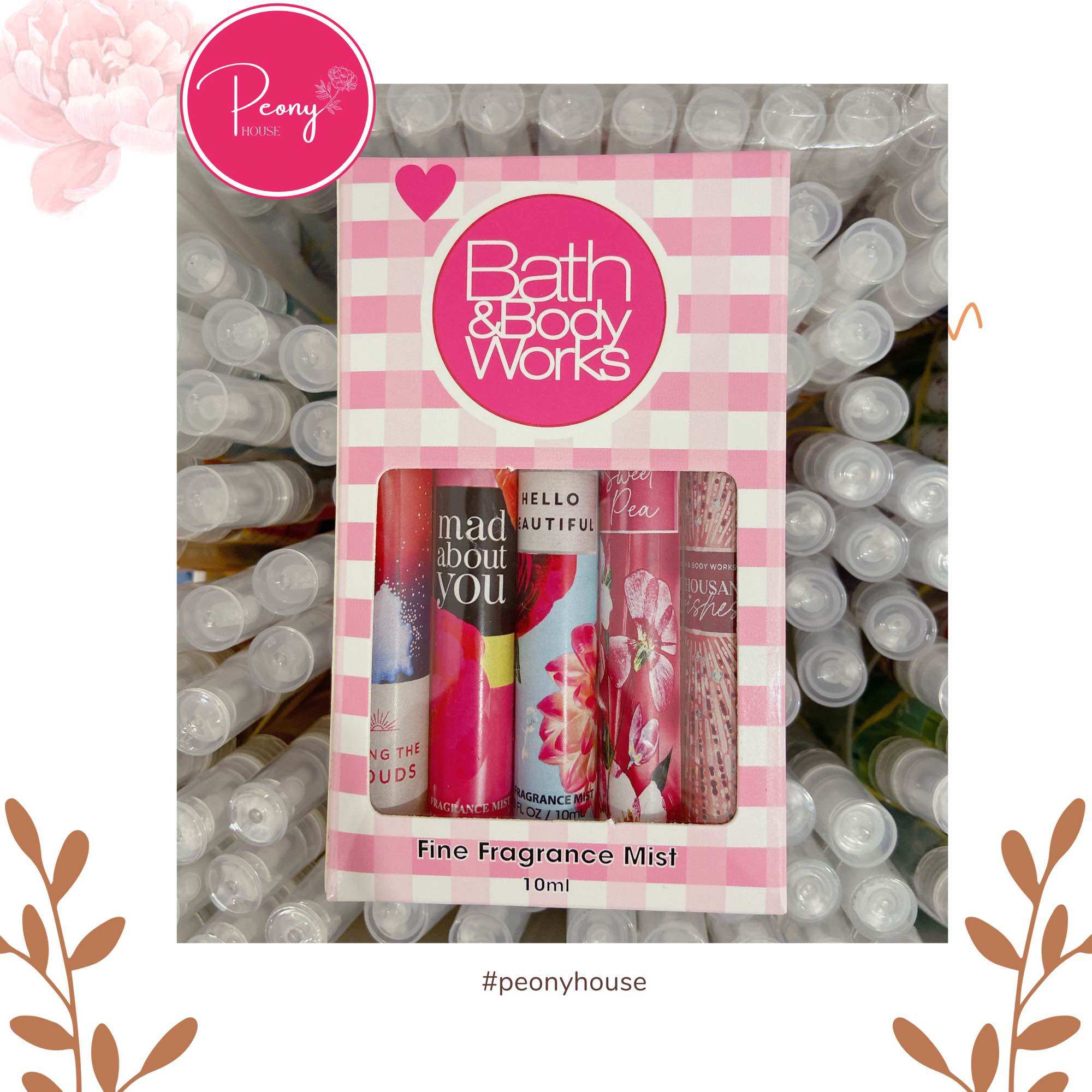 Set Body mist chiết Bath & Body Works Xịt thơm cơ thể