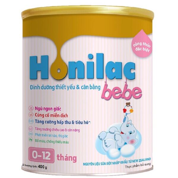 Sữa bột Honilac Bebe 400g thumbnail
