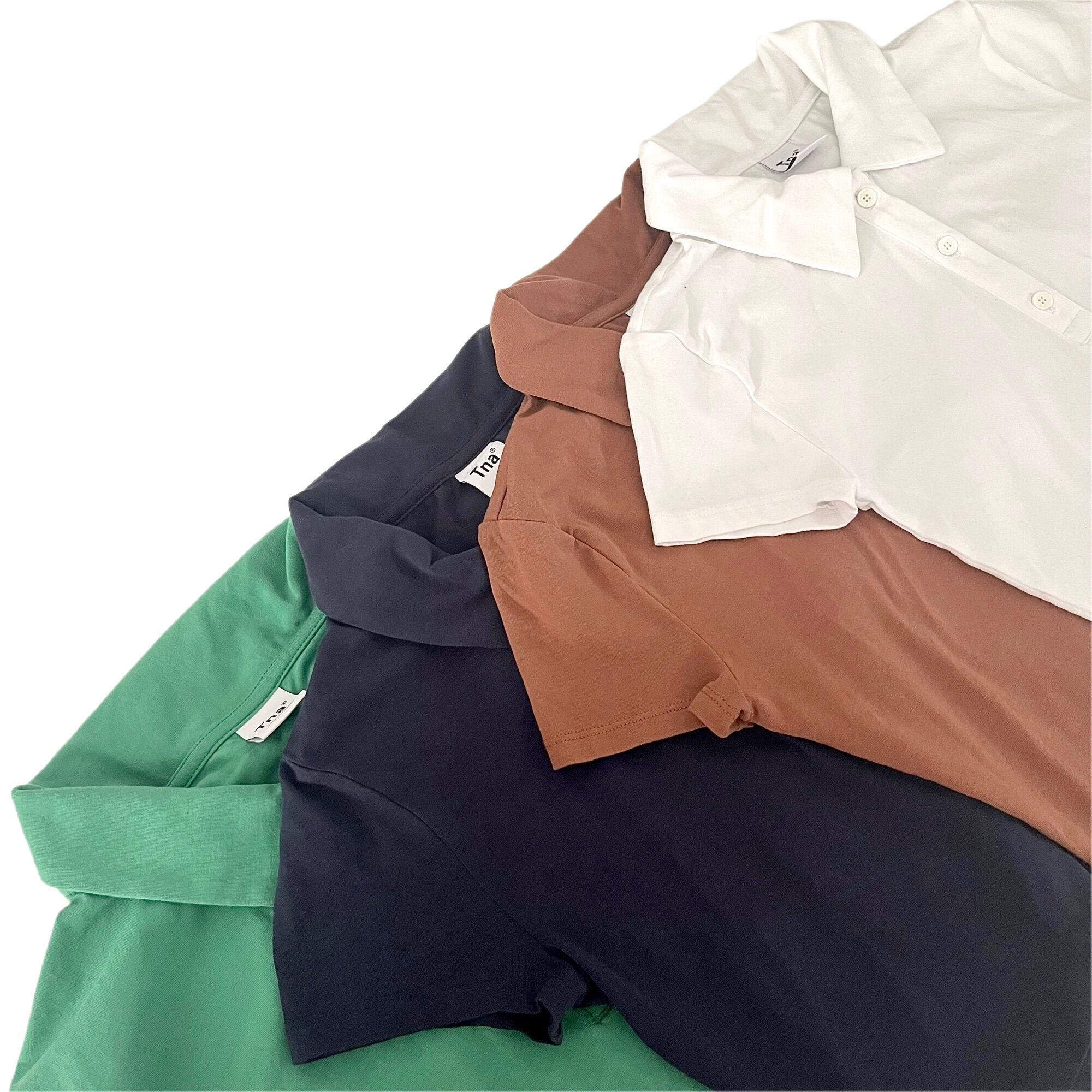 Áo croptop polo xuất xịn