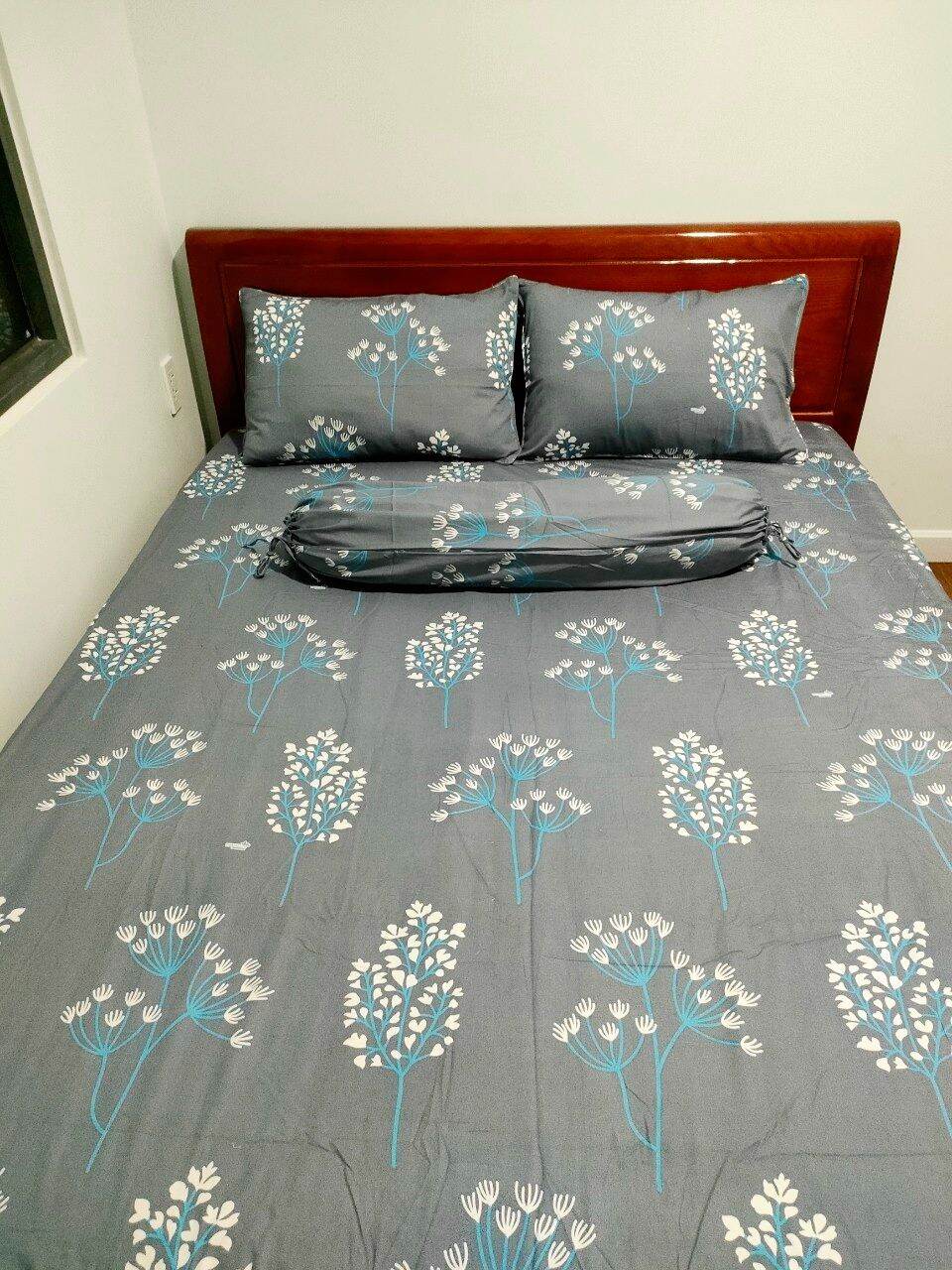 Bộ cotton thắng lợi 5 món có mền