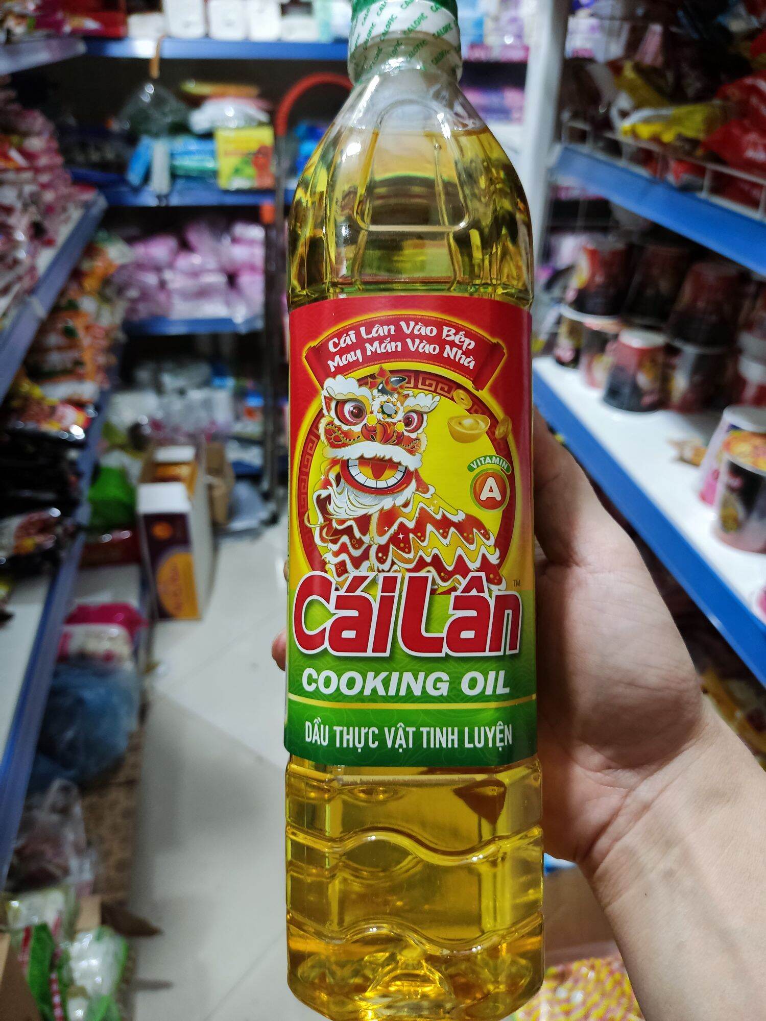 Dầu ăn cái lân chai 1 lít