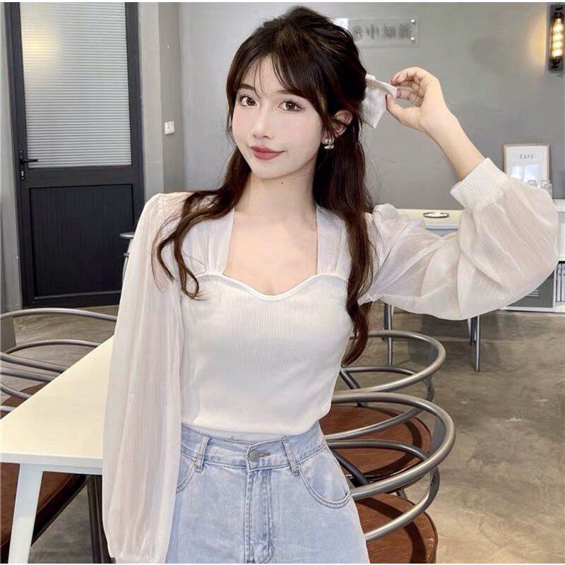 ÁO GÂN PHỐI VOAN TAY PHỒNG