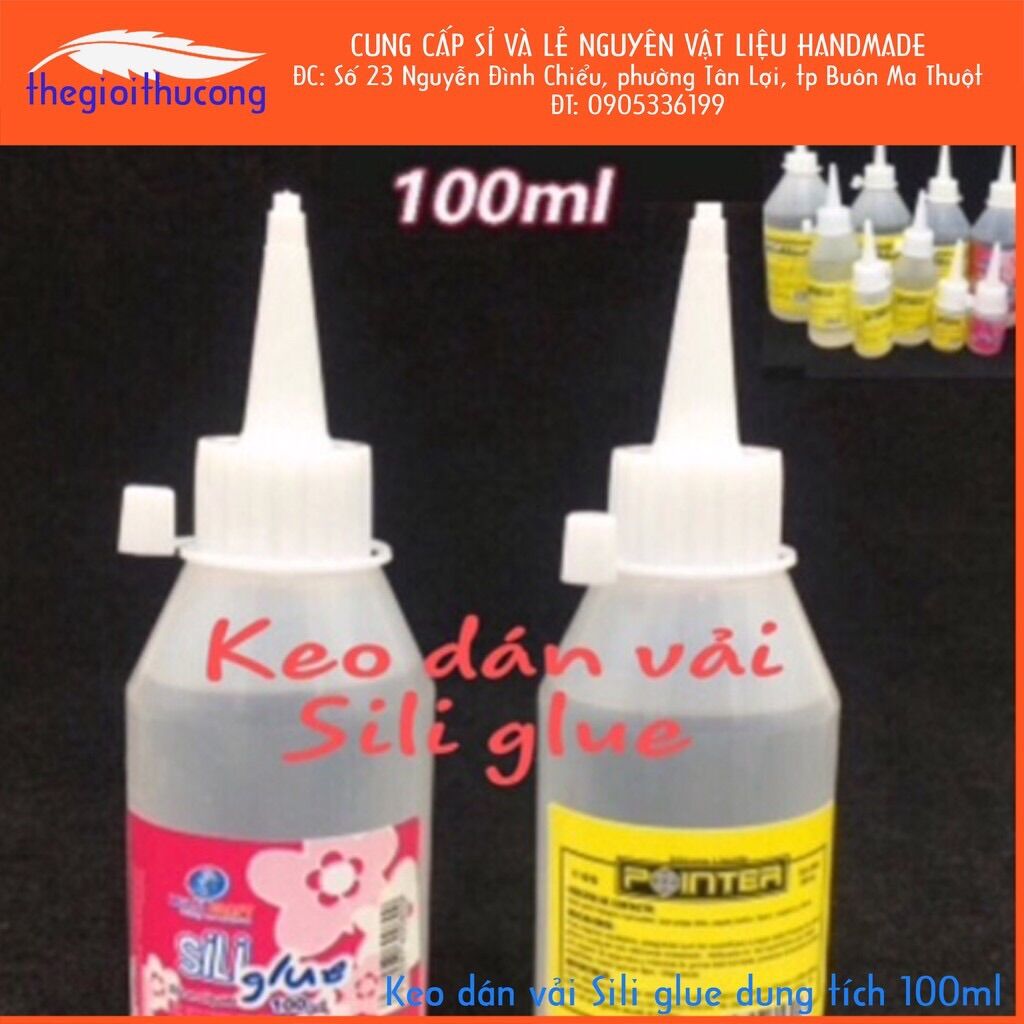 Keo dán vải hũ 100 ml