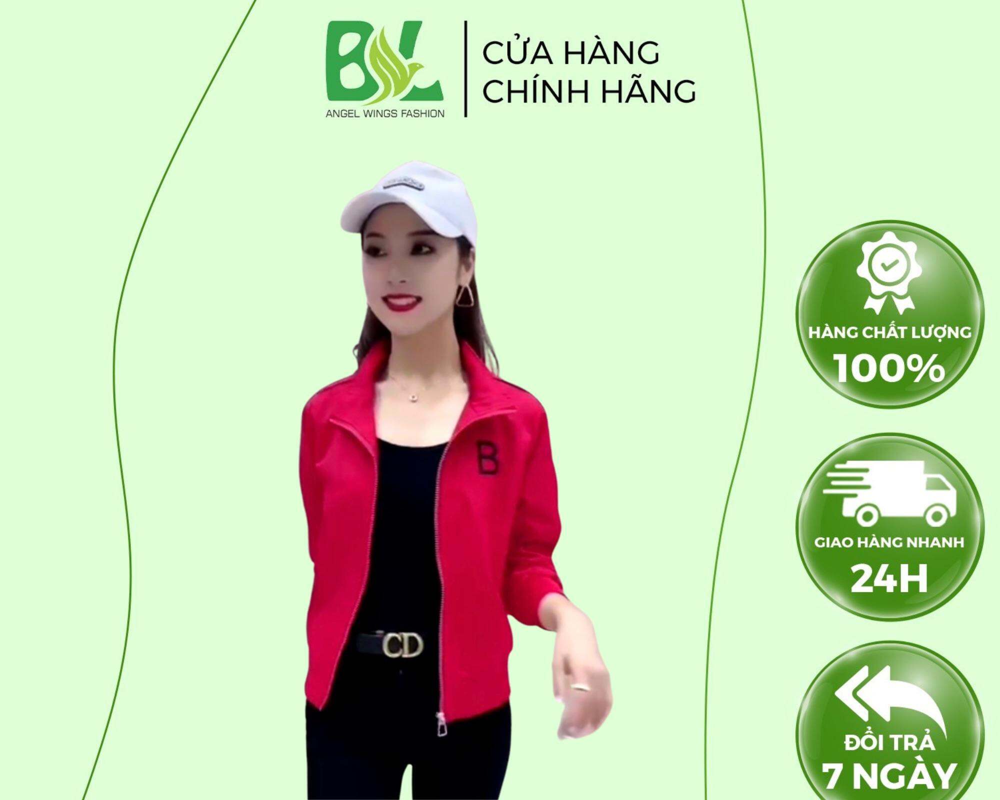 Áo gió thêu chữ B bo gấu lót nỉ mỏng ,vải tráng bạc chống nước