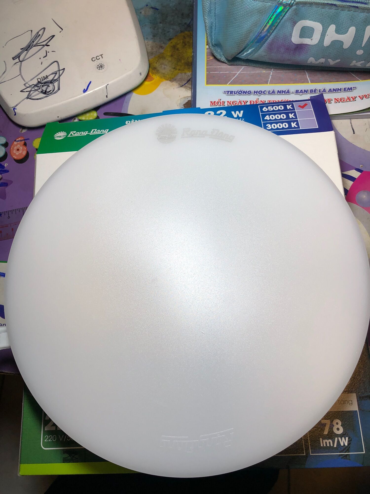 Bóng đèn lED ốp Trần LN12 220/22W Rạng Đông